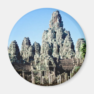 Imã Templo de Bayon em Angkor, Cambodia