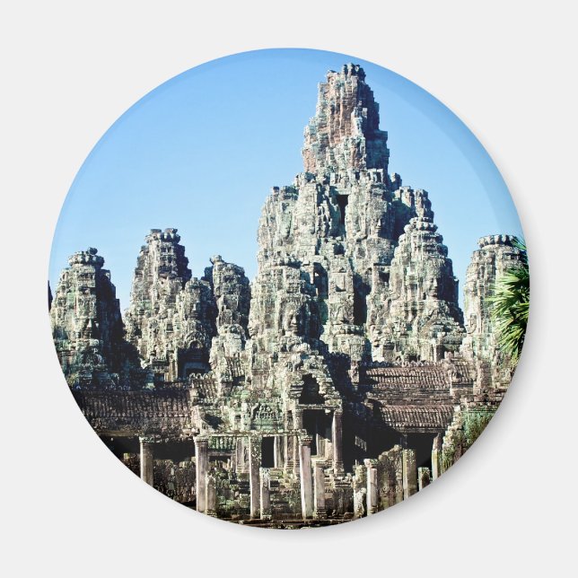 Imã Templo de Bayon em Angkor, Camboja (Frente)