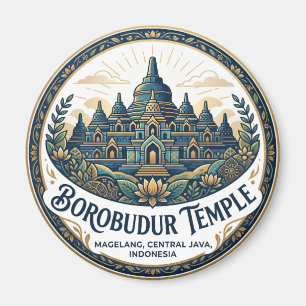 Imã Templo de Borobudur Indonésia