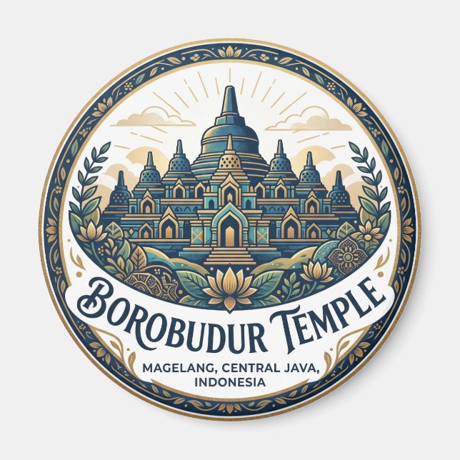 Imã Templo de Borobudur Indonésia (Frente)