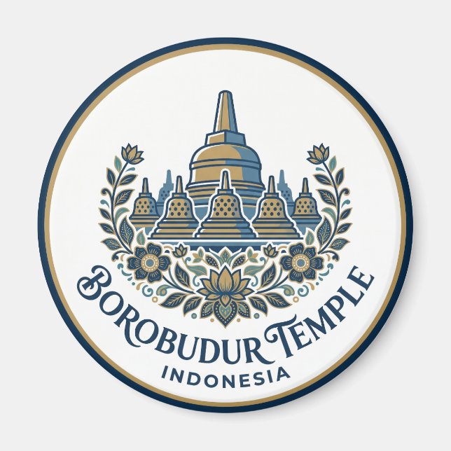 Imã Templo de Borobudur Indonésia (Frente)