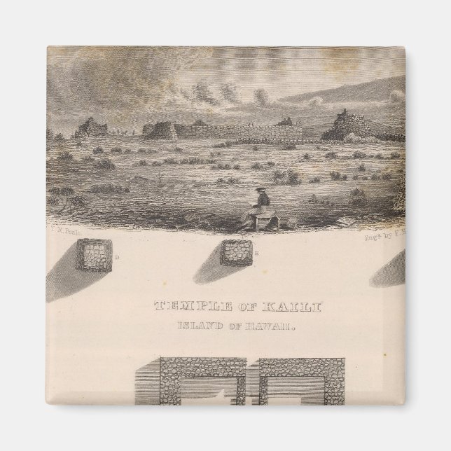 Imã Templo de Kaili, Ilha do Havaí, Havaí (Frente)