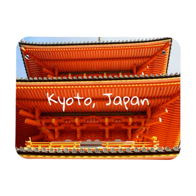 Ímã Templo de Kiyomizu-dera, Quioto, Japão (Horizontal)