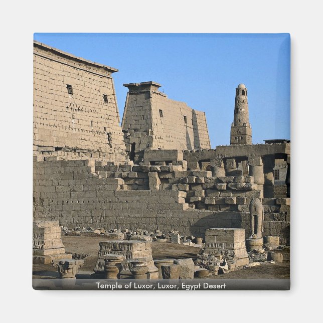 Imã Templo de Luxor, Luxor, Deserto do Egito (Frente)