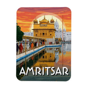 Ímã Templo Dourado de Amritsar Índia