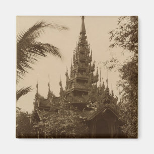 Imã Templo em Mandalay, Burma, final do século XIX