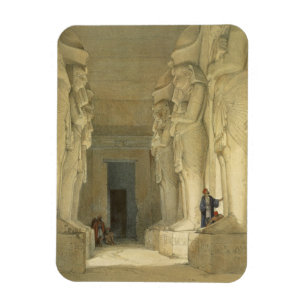 Ímã Templo escavado de Gysha, Nubia, de "Egipto e