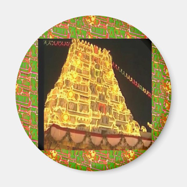 Imã Templo Hindu TIRUPATI: Sul da Índia (Frente)