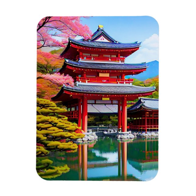 Ímã Templo Japonês (Vertical)