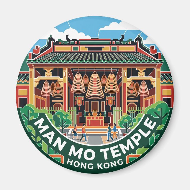 Imã Templo Man Mo Hong Kong (Frente)