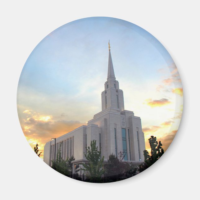 Imã templo mórmon Oquirrh Mountain Utah LDS (Frente)