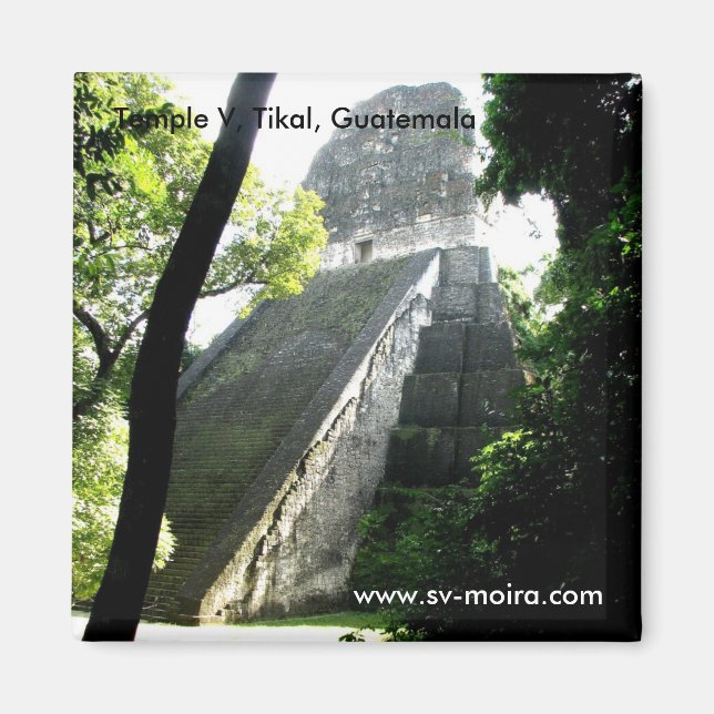 Imã Templo V, Tikal, Guatemala (Frente)