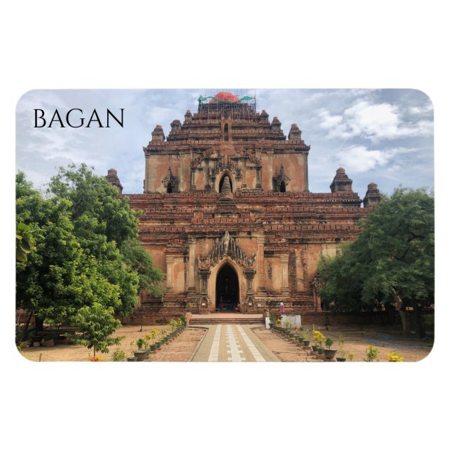 Ímã templos de bagan myanmar (Horizontal)