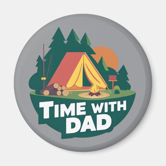 Imã Tempo com Pai - Dia de os pais (Frente)