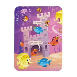 Ímã Tempo Contagem-Sob ao mar