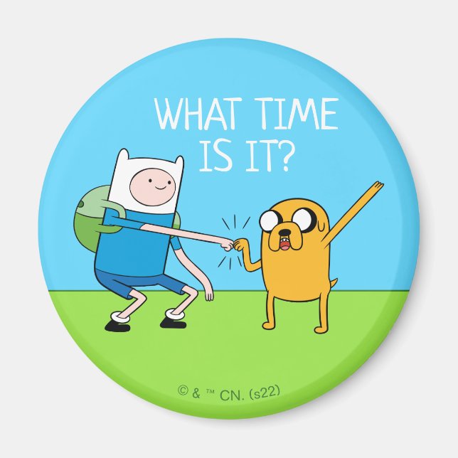 Imã Tempo de Aventura | Finn & Jake Fist Bump (Frente)