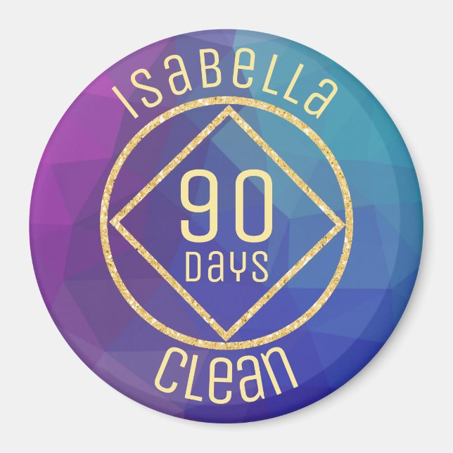 Imã Tempo de limpeza anônimo dos narcóticos NA persona (Frente)