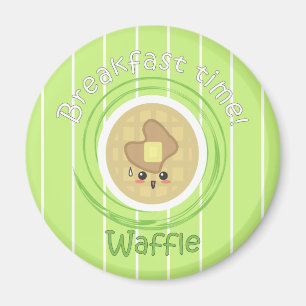 Imã Tempo de pequeno almoço - Waffle
