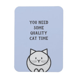 Ímã Tempo de Qualidade com Gatos