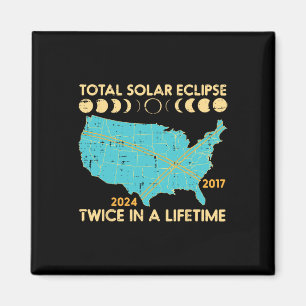 Imã Tempo de Vida Total do Eclipse Solar Duas Vezes 20