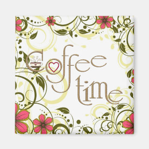 Imã tempo glamoroso do café