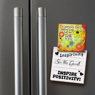 Imã "Tempo para crescer" Magneta de inspirividade