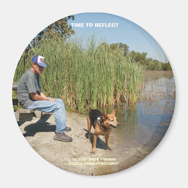 IMÃ TEMPO PARA REFLETIR O MAGNET (Frente)