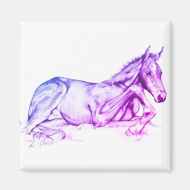 Imã Tempo Silencioso (roxo) (Frente)