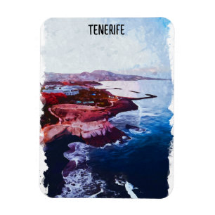 Ímã Tenerife Espanha Coast Canarias Viagem Souvenir