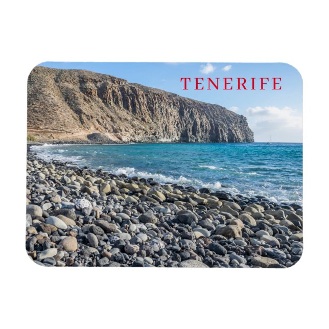Ímã Tenerife pebbles imã de geladeira de praia (Horizontal)