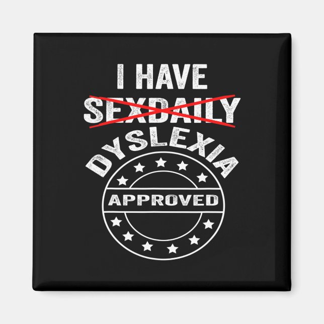 Imã Tenha Dislexia Diária  (Frente)