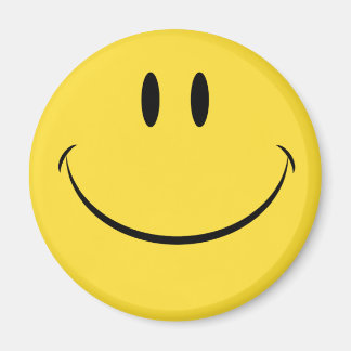 Imã Tenha um belo dia com o rosto retrógrado