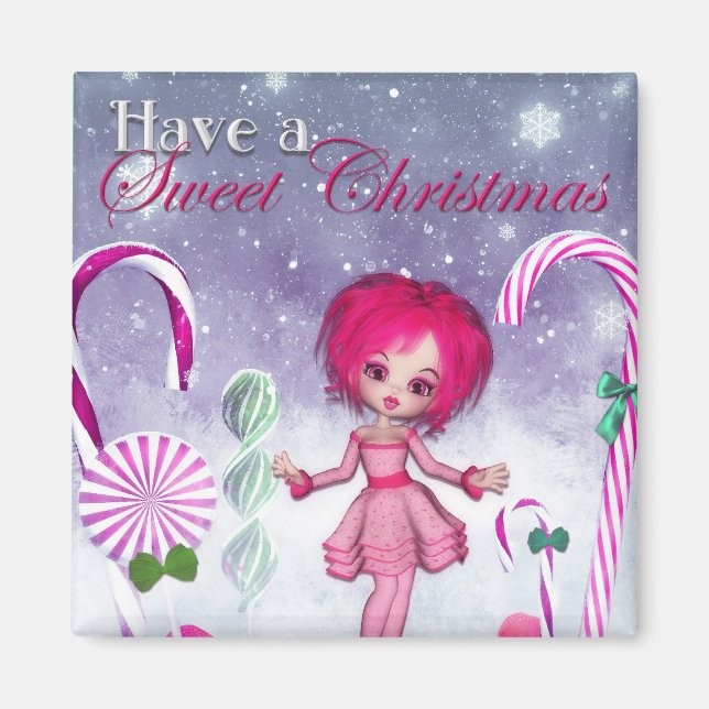 Imã Tenha um bom Natal : (Frente)