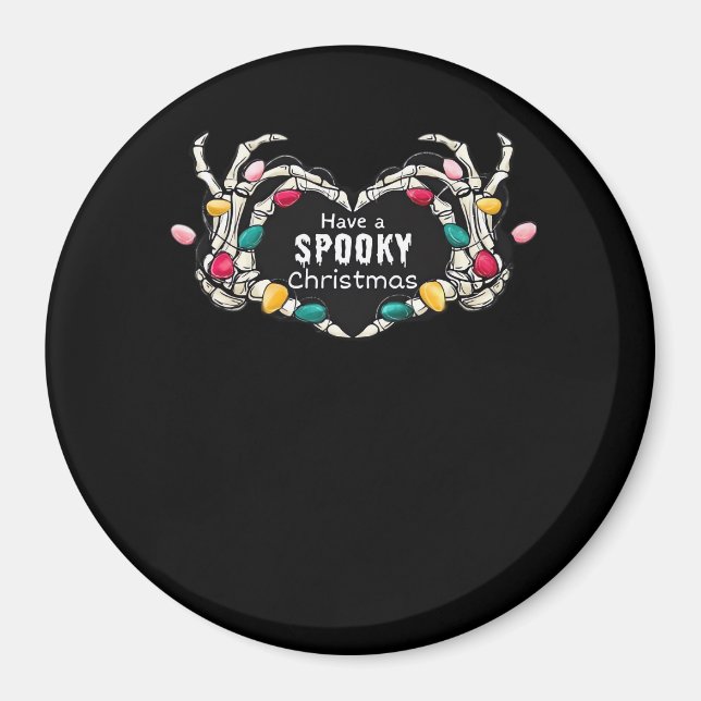 Imã Tenha Um Clássico De Natal Estranho - Mão De Esque (Frente)