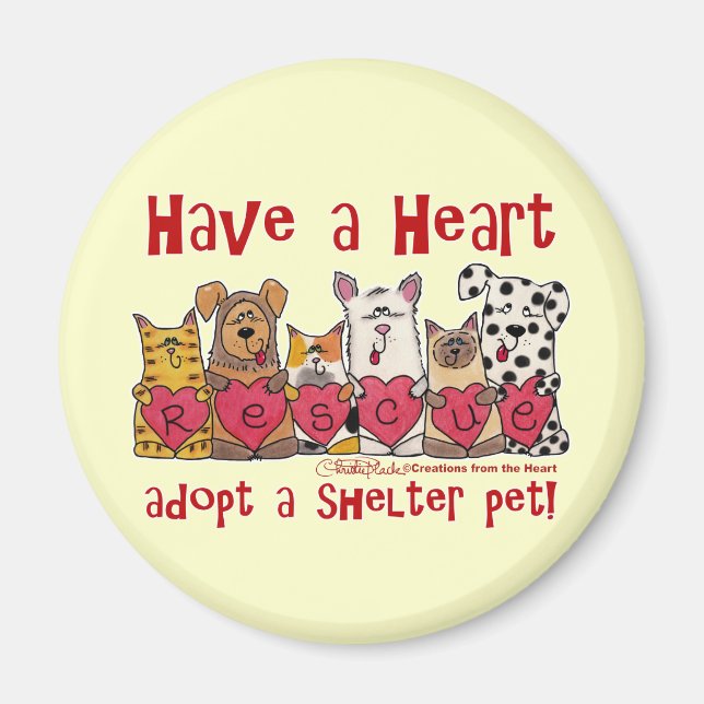 Imã Tenha um coração (Frente)