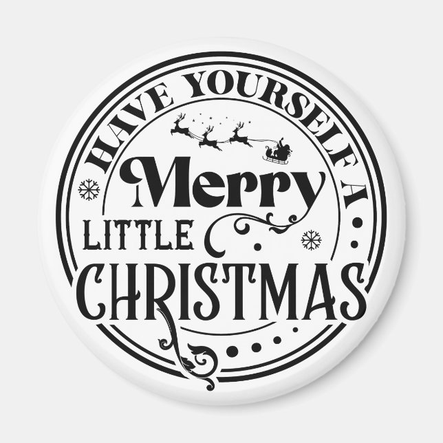 Imã Tenha um Natal Feliz (Frente)