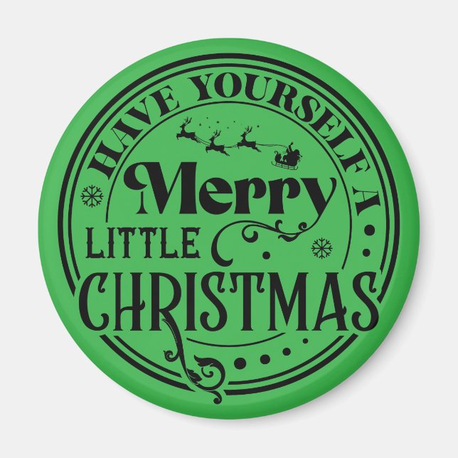 Imã Tenha um Natal Feliz (Frente)