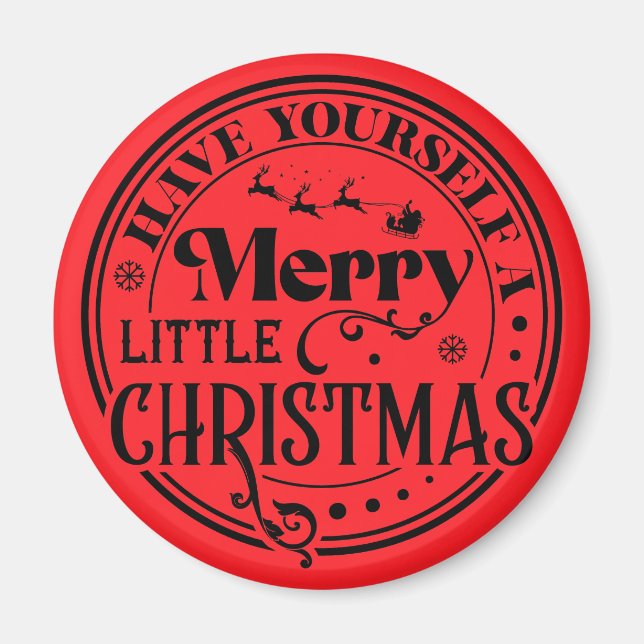 Imã Tenha um Natal Feliz (Frente)