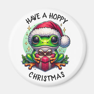 Imã Tenha um Natal feliz Sapo Pun