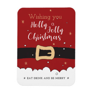 Ímã Tenha um Natal Holly Jolly