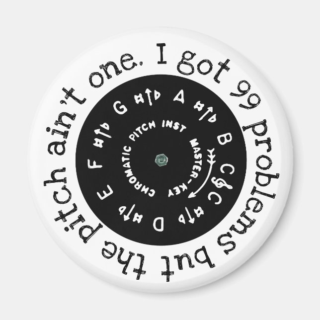 Imã Tenho 99 problemas, mas o breu não é um (Frente)