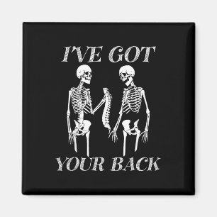 Imã Tenho o seu Skeleton de Halloween e homens