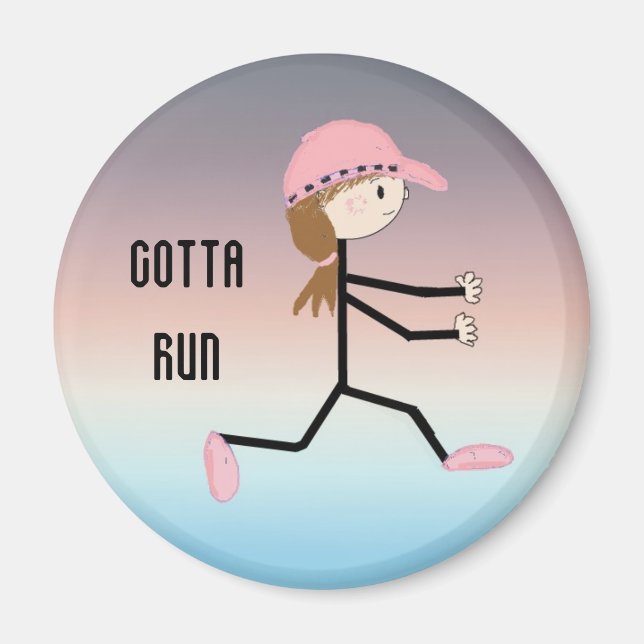 Imã Tenho que correr (Frente)