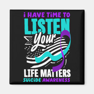 Imã Tenho Tempo Para Ouvir Design de Conscientização e