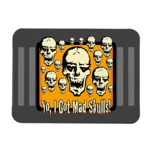Ímã Tenho Tiras De Cinza Gfx De Peles Loucas