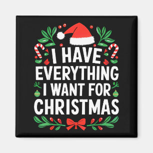 Imã Tenho Tudo o Que Quero Para o Natal Sou Eu Mesmo
