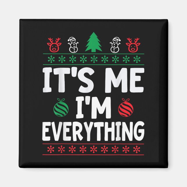Imã Tenho tudo que quero no Natal, sou eu (Frente)