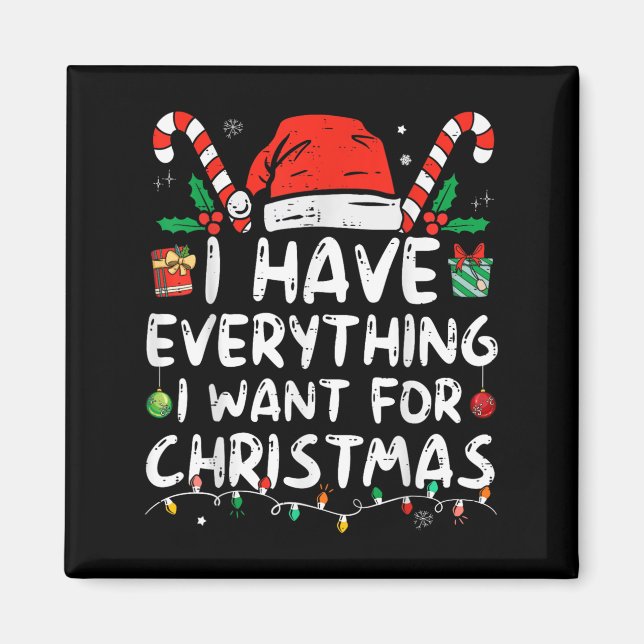Imã Tenho tudo que quero no Natal, sou eu (Frente)