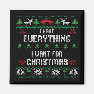 Imã Tenho tudo que quero no Natal, sou eu