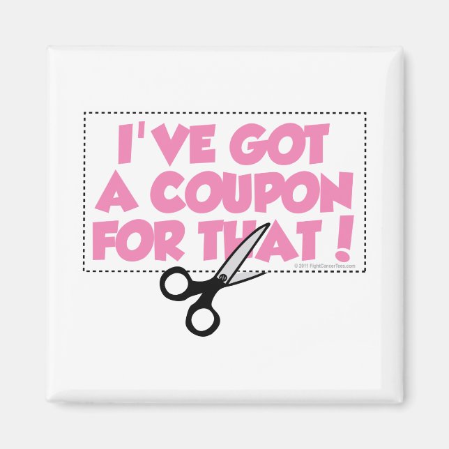 Imã Tenho um cupom para isso (Frente)